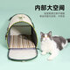 Wakytuwakytu Bits British Lightweight Cat Bag Portable Gat Back Bag Bag Cat Nest Pet Single-Hohole Portable CAGE ORDEN ESTÁ ALIMENTO PARA LA TIENDA OFICIAL DEL VENTILLO ELÉCTRICO C12116JIN [JIN ESCUCHA 0.5 kg]