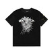 Ziweiqi meishi spider-web pareja impresa camiseta de manga corta verano s733 brown s