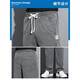 Jeans summer thin jeans for men loose straight men's pants new wide-leg men's versatile trendy ice silk pants for men 1048 gray L [recommended 110-130Jin [Jin equals 0.5 kg] wear]