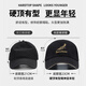 Romon Hat Men's Summer New Hard Top Baseball Cap Men's Korean Style Trendy Outdoor Fishing Leisure Peaked Cap Fashion Hat Black Wheat Ear Sweat-Absorbent and Breathable