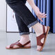 Balombeer Vietnam Importadas zapatillas para hombres de goma para ropa de verano Anti-Slip Casual Sandals Sandalias de una línea Tendencia de hombres Wenzhou Zapatos Negro 686-3 43 9 tamaños
