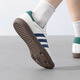 
Adidas Clover Shoes SAMBA German Training Shoes Classic Men and Women Couples Sports Shoes Low Top Casual T-toe Shoes IH4882 White/Green/Dark Blue 43