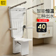 Sitting shower for the elderly, thermostatic folding seat, multi-functional wall-mounted bathing machine, foldable shower handrails, sitting thermostatic shower with top spray, handheld multi-function