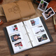
Jiaran Hengpao Lide Loose-Leaf Album Commemorative Album Family Photo Book Mixed Children's Growth Record Book Baby Diy Album Customized Couple Travel Record-Amber Brown