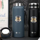 Shang Hakka Hongjia Isolation Cup innerhalb und außerhalb von 304 Großkapazität Vakuum Herren Outdoor Tragbarer Geschäftsfahrzeug Tee-Brewing Cup Specy Blue Color Spot Speedy 800 ml (6187)