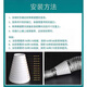 An Junsheng Range Hood Reducing Ring Exhaust Pipe Conversion Joint Large Head Check Valve Conversion Head 80-200mm Reducing Ring + Matching Tape
