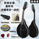 
Swan (SWAN) Western musical instrument eight-string mandolin electroacoustic mandolin guitar ethnic instrument Tibetan mandolin electroacoustic deep brown shine sabili material