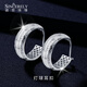 Shengshi Qiyuan Platinum Earrings pt950 Genuine Platinum Earrings Earrings Earrings Ear Hooks Platinum Earrings Strobe Light Ball Earrings 8.6-9.4g (pair)