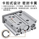 Pupan pneumatic guide rod SMC type three-bar three-axis cylinder MGPM12/16/32/50-10 threaded magnetic lift MGPL MGPM12250Z