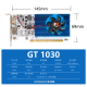 
Songrui Dao Card DP+HDMI interface GTX1650/1060/1050Ti/GT1030/RX550 semi-height graphics card server industrial control OPS mini host small chassis single slot office GT1030 2G D4 flashing knife card DP+HDMI