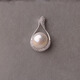 DL 1998 Fat Donglai same style pearl pendant single 11-12mm natural freshwater single necklace women's s925 silver clavicle purple single pendant silver without chain 11-12mm