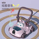 OTHERS baby walker anti-o-leg trolley multi-function anti-rollover girl boys 6 to 18-24 months toys Princess pink dog model/speed adjustment and weight gain/high and low