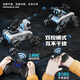 翎喏八轮特技机械狗可发射2025新款电动发射水晶弹玩具儿童早教启智 八轮机械狗手柄遥控 豪华三颗-锂电池