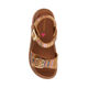 STEVE MADDEN Girls Gal Wedge Sandals Cognac Multicolor 13 Little Kid