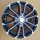 Roues en alliage en aluminium de 13 pouces 15565R13 Rague en aluminium électrique à quatre roues 16570R13 Vacuum pneu touristique et bus touristique bus de 13 pouces roues en aluminium (distance centrale 100 mm)