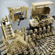 LEGO compatible building blocks military tank special forces minifigure soldiers warrior armored vehicle assembled children warrior special forces + VT-4 tank + Hummer + collection