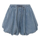 
DZZIT jeans 2025 spring new denim style flower bud light and vitality early spring pants women 3J1R1591S blue S