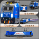 Mignon Home Children's Alloy Train Toys Retro Green Skin Dongfeng Harmony Subway Rail High-Speed ​​Mode