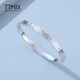 TTMIX pt950 platinum bracelet for women, crushed ice, sparkling platinum concubine bracelet, semi-solid bracelet, platinum 11.7-11.9g, inner diameter 54mm, width 4.0m