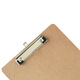 Deli 9226 Schreibbrettclip A4 Holzbrett Clip Lesen Regal Schreibbackordner Clip Buch A4 Boden Brown braun