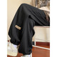 S.Sofea Herbst Oversize American Swatpants Lose Lose großer Bindungssporthosen K1049-Black+K1049-Grau M Empfohlen 90-115jin [Jin gleich 0,5 kg] kann 95-115jin tragen [Jin gleich 0,5 kg]