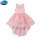 Vestido de princesa de Disney Vestido de cumpleaños para niñas Niños de altura de alta gama Flores Flores Boda Piano Piano Tocio Tw683 White [Sigue la corona] 130 cm