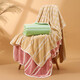 Children's bath towel coral velvet larger thickened jacquard houndstooth towel towel absorbs water soft and quick-drying adult 9214-yellow 90*170cm 1 piece