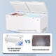 Haier [National Subsidy] Haier Freezer Household Small Electric Freezer - 40 Horizontal Deep Cold Quick Freezer Large Capacity Commercial Freezer Power-saving Refrigeration and Fresh Preservation Cabinet 829L Frozen Meat 1160Jin [Jin equals 0.5kg] Five-sided Refrigeration 829L