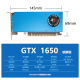
Songrui Collection Half-High Knife Card Graphics Card Brand New GTX1060/1050TI/1650/1030/RX550 Server Industrial Control All-in-One Mini Case OPS Computer Graphics Card 2 Screen GTX1650 4G Gaming Knife Card Lock Screen Version 2HDMI