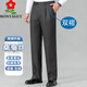 Montagut 2025 Pantalones de doble plisado para hombres nuevos Pantalones de tamaño de gran tamaño de tamaño grande