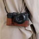 
Suitable for Sony 7 camera bag micro single protective cover leather case 7374 genuine leather 96400 base A7C Crazy Horse leather [Leather base]