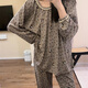 濮水方方米奇冰丝睡衣女士长袖甜美家居服 zd-728-102#黑蝴蝶结 175 L
