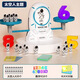 CABETO DE CONDIUSO ESCALA DE BALECA DIGITAL DE NIÑOS Montessori Educación temprana Escala de rana Adición de juguetes y número de sustracción Pensamiento lógico Juguete gran tamaño-Puppy + 20 Peso + 10 Números
