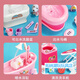 Xinshuo Toy Toilet Man Spielzeug Simuliertes Spielhaus Badezimmer Set Toilettenbadewanne Toilettenentisch Dekoration Frühschulbildung 3890 Vier-teiliger Kombination Set