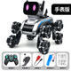 Cojump de octavo truco Gestro Sensing mecánico de perros Mecánicos Deformación Electric Electric Remote Control de juguetes Regalo de cumpleaños para perros para niños