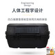 Large capacity motorcycle box trunk trunk extra large size universal rear box electric scooter trunk super large upgraded model 691C trunk [black] standard version 47 liters
