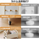 Shevel Movable Ganzkörper Spiegel bodenhaftem Mirror Haushalt Schlafzimmer Ins Sahne-Drehdespiegel Lagerniee Weiß 40 cm Spiegel mit breitem Multi-Area-Aufbewahrung