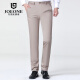 Jiumuwang 2025 Sommerqualität Herrenhosensaison Saison dünne Hochtätigkeitshosen mittleren Alters mit hoher Tapferkeitshose Daddy Long Hosen 9929-1 Khaki 31