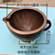 Household Leibo Hunan cuisine, pepper, eggplant, preserved egg, garlic, stone mortar grinder, garlic paste, old-fashioned garlic mortar, jar, small pound body and pound stick