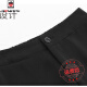 AEMAPE2025 PRIMAVERA Y SUMER NUEVO SD SD STRING Slit de nueve pies pequeños Pantalones de la cintura elástica Pantalones de pantalones casuales Pantalones versátiles de pies pequeños MX-15-1315_Side Slit Pure Black-9 puntos elásticos y cómodos XL_SUGGION <105-115Jin [Jin valora 0.5 kg]>>>>>>