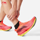 Li Ning Feidian 5 ELITE丨beng flick technology running shoes for men and women, full palm carbon plate racing competition running shoes, fluorescent Begonia Red-16 43