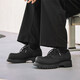 Lugeli Derby Shoes Men Black Martin Boots Высококачественный британский стиль.