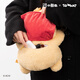 名创优品（MINISO）小熊虫毛绒斜挎包公仔玩具玩偶背包生日礼物女 勇士陪伴