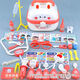 RSRDDY Children's Little Doctor Girl Toy Toy Set Medicine Box Box Stéthoscope Injection jouant comme infirmière jouant à la maison Male New Powder 72 Pièces [Version] avec remplissage de dent + Pression artérielle
