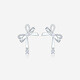 Saturday Fortune Earrings Women's Bow Earrings S925 Silver High-Quality Birthday Gift J0914935 Pair