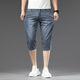 
Woodpecker summer thin Tennis Cropped Denim Shorts Men's Loose Straight Casual and All-match Mid-Pants 2025 New Men's Pants 757# Ice Gray Blue + Ice Gray Blue 38