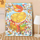 Winsio Street Corner Small World Diy Pintura al óleo digital Diebra Cartoon relleno pintado a mano Treasure Bay Z679-Sukiyaki New Light Color Canvas + Acrylic Pintura + Stroke Set 6