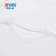Xtep Girls Short Sleeve Shorts Set Summer 2025 New Children's Fashionable Medium and Large Children Summer Sports Two-Piece Set Pearl White [Cool Short Sleeve + Quick Dry Shorts] 150 cm