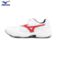 美津浓（MIZUNO）男女SCHOOL透气网面减震防滑复古休闲鞋跑步鞋 29KV13062白色/红色 36.5 230