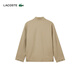 LACOSTE【王一博同款】法国鳄鱼男装25春夏标准版防泼水行政夹克|BH7027 CB8/驼色 S (165) 46